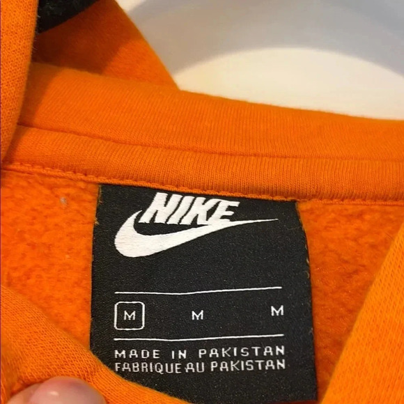 Nike Orange Hoodie for Men - Picture 2 of 5